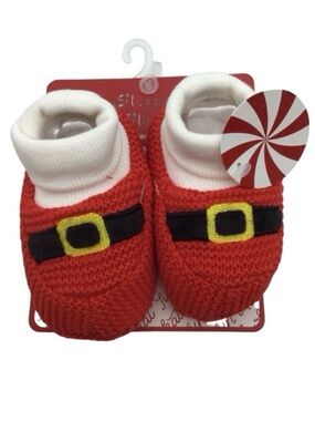 Stepping Stones Baby Knitted Booties (NWT) (Baby 3-6 M)